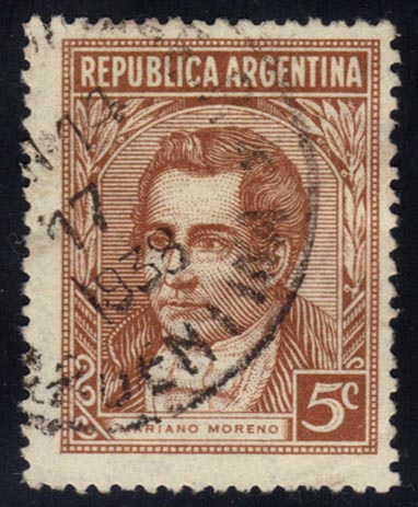 Argentina #427 Mariano Moreno; Used