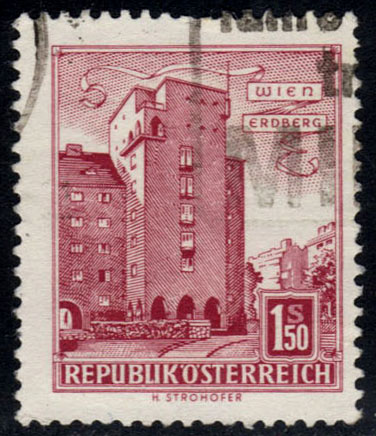 Austria #623 Rabenhof Building; Used