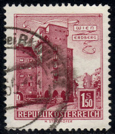Austria #623 Rabenhof Building; Used - Click Image to Close