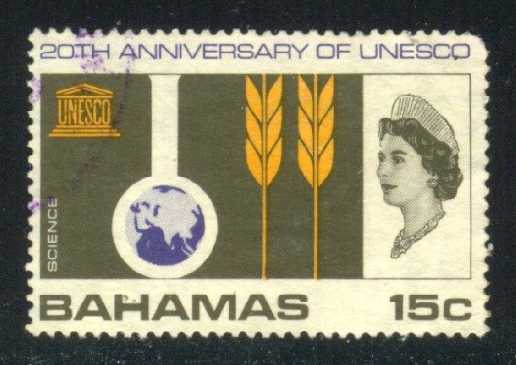 Bahamas #250 UNESCO Anniversary; Used