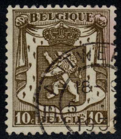 Belgium #267 Heraldic Lion; Used