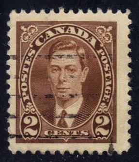 Canada #232 King George VI; Used
