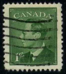 Canada #284 King George VI; Used