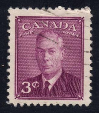 Canada #286 King George VI; Used