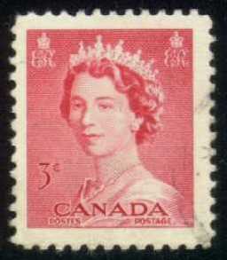 Canada #327 Queen Elizabeth II; Used