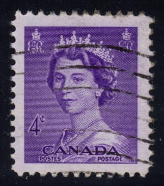 Canada #328 Queen Elizabeth II; Used