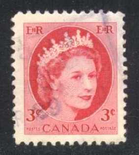 Canada #339 Queen Elizabeth II; Used