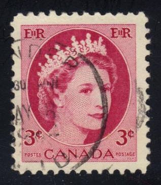Canada #339 Queen Elizabeth II; Used