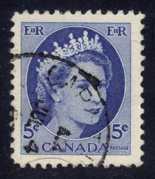 Canada #341 Queen Elizabeth II; Used