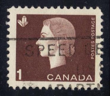 Canada #401 Queen Elizabeth II and Crystal; Used