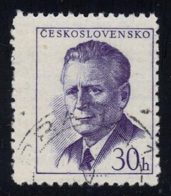 Czechoslovakia #870 Pres. Novotny; CTO