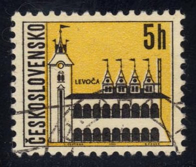 Czechoslovakia #1345 Levoca; CTO