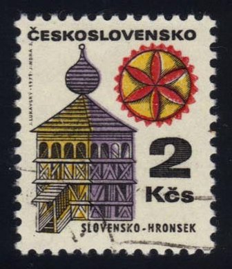 Czechoslovakia #1735 Bell Tower in Hronsek; CTO