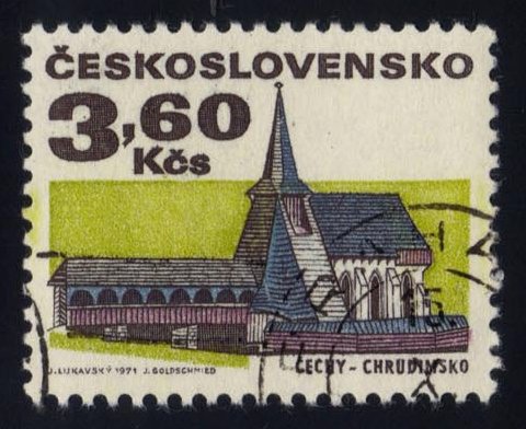 Czechoslovakia #1737 Church of St. Bartholomew; CTO