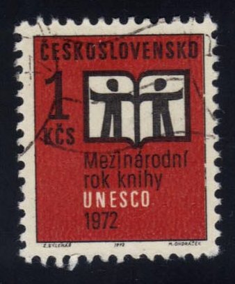 Czechoslovakia #1804 International Book Year; CTO