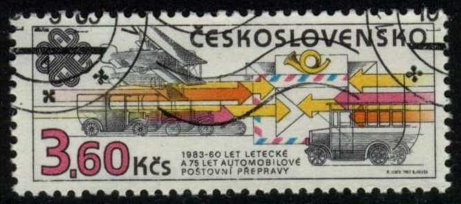 Czechoslovakia #2453 World Comm. Year; CTO