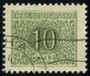 Czechoslovakia #J83 Postage Due; CTO