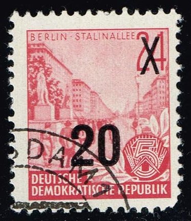 Germany DDR #223A Stalin Boulevard; CTO