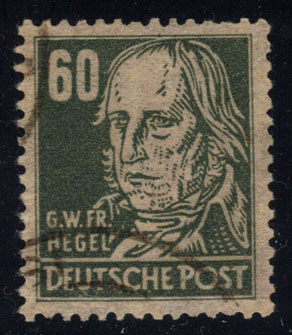 Germany DDR #10N42 G.W.F. Hegel; Used