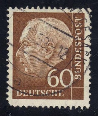 Germany #758 Theodor Heuss; Used