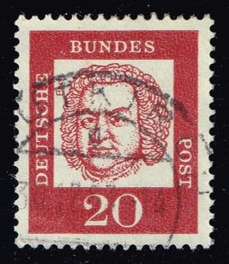 Germany #829 Johann Sebastian Bach; Used