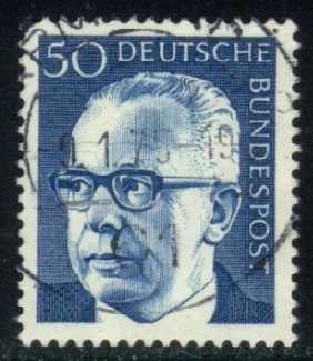 Germany #1033 Gustav Heinemann; Used