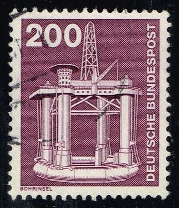 Germany #1188 Oil Drilling; Used