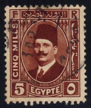Egypt #135 King Fuad; Used