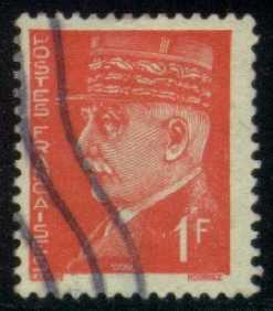 France #437 Marshal Petain; Used