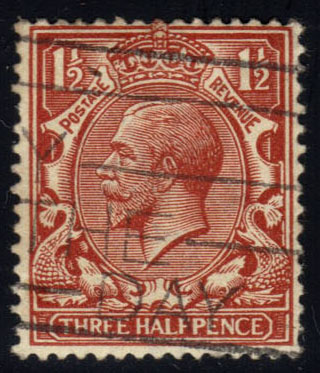 Great Britain #161 King George V; Used