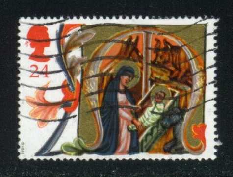 Great Britain #1417 Mary and Jesus; Used