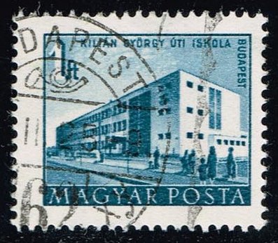 Hungary #966 George Kilian Street School; Used