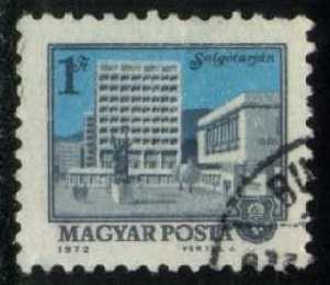Hungary #2197 Modern Buildings in Salgotarjan; Used