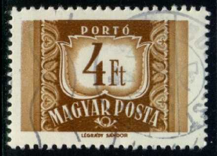 Hungary #J265 Postage Due; CTO