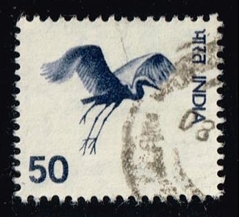 India #679 Flying Crane; Used