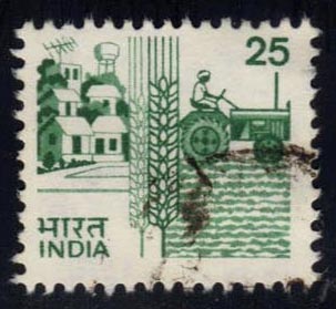 India #840B Wheat Farming; Used