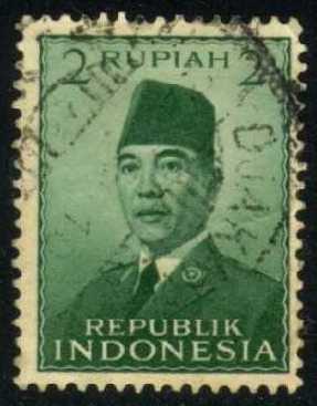 Indonesia #390 Pres. Sukarno; Used
