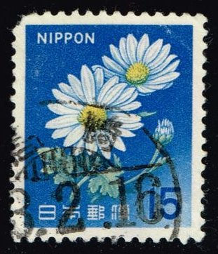 Japan #881 Chysanthemums; Used