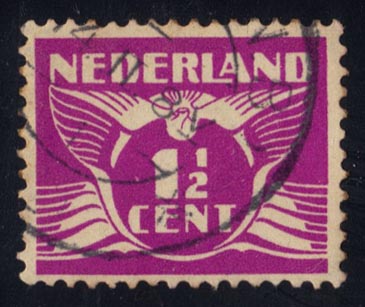 Netherlands #166 Gull; Used