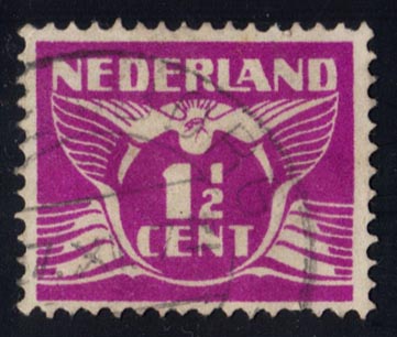Netherlands #166 Gull; Used