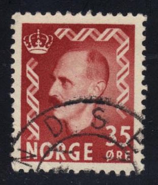 Norway #312 King Haakon VII; Used