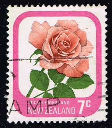 New Zealand #590 Michele Meilland Rose; Used