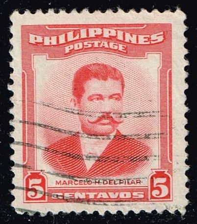 Philippines #592 Marcelo H. del Pilar; Used