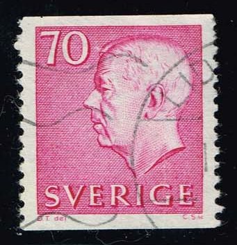Sweden #654 King Gustaf VI Adolf; Used