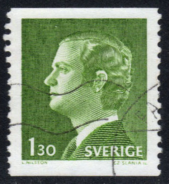 Sweden #1072 King Carl XVI Gustaf; Used