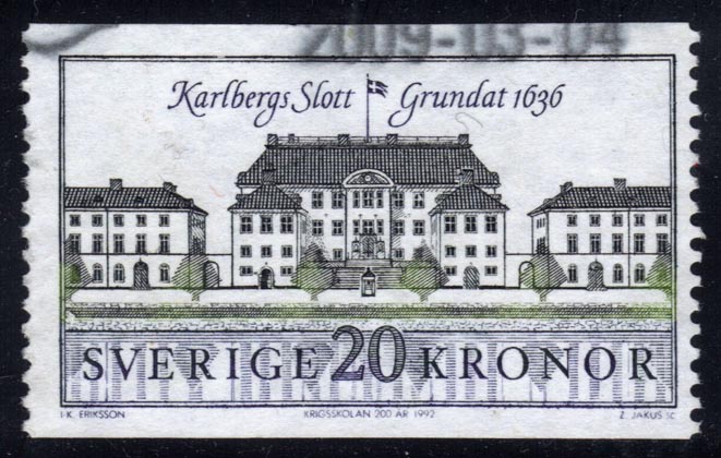 Sweden #1876 Karlsberg Castle; Used
