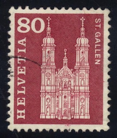 Switzerland #394 Cathedral in St. Gallen; Used