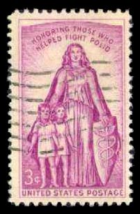 US #1087 Polio; Used