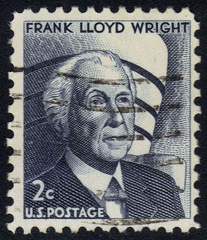 US #1280 Frank Lloyd Wright & Guggenheim Museum; Used