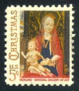 US #1321 Madonna and Child; Used